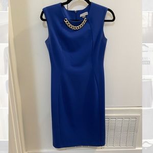 Royal blue Calvin Klein dress